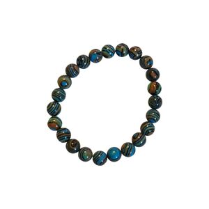 NWT - Blue Malachite Beaded Bracelet